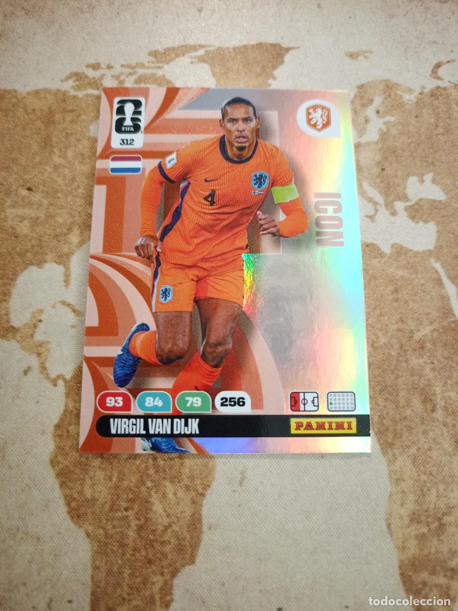 Fu&szlig;ball-Sticker: Pa&iacute;ses Bajos 312 VIRGIL VAN DIJK Adrenalyn WORLD Cup 2026