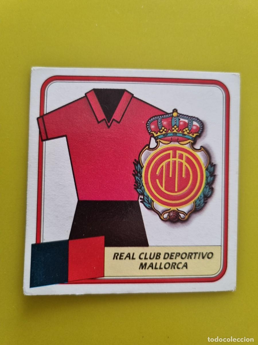 Fu&szlig;ball-Sticker: CROMO FUTBOL LIGA ESTE 89 90 1989 1990 NUNCA PEGADO SIN PEGAR UNIFORME Y ESCUDO RCD MALLORCA AR926