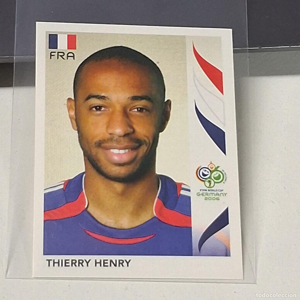 Fu&szlig;ball-Sticker: D9 469 THIERRY HENRY FRANCIA CROMOS ALBUM FIFA WORLD CUP GERMANY 2006 MUNDIAL FUTBOL ALEMANIA PANINI