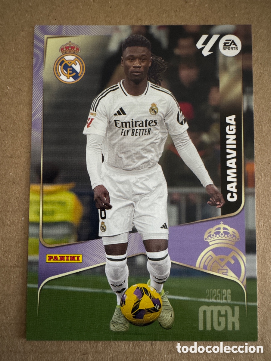 Fu&szlig;ball-Sticker: # 227 Camavinga Real Madrid Megacracks 25 26 2025 2026 MGK