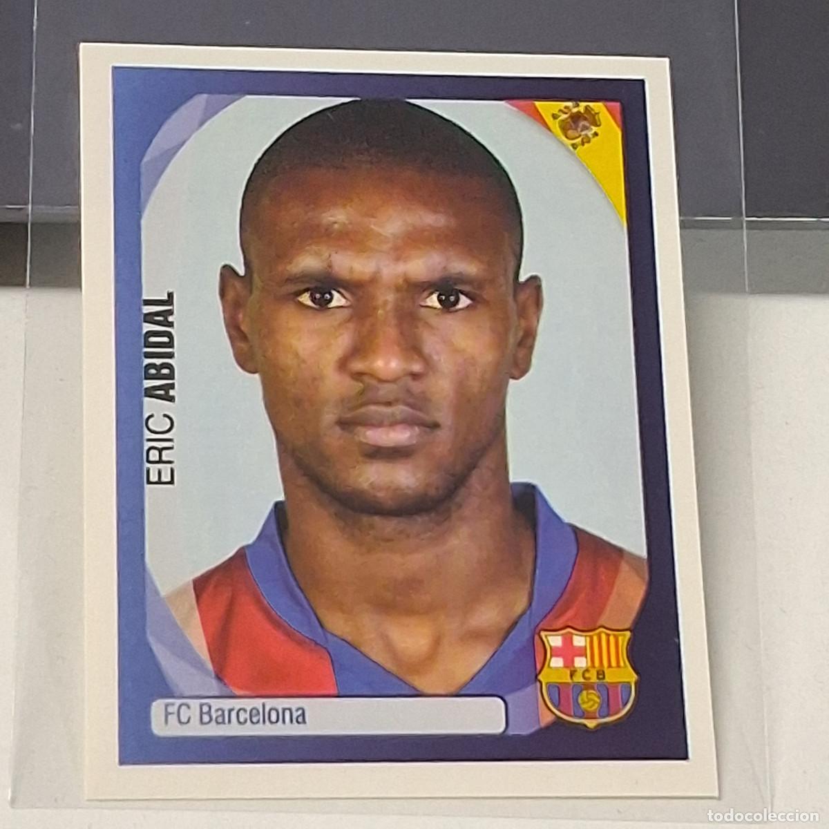 Fu&szlig;ball-Sticker: D9 46 ERIC ABIDAL F.C. BARCELONA CROMOS FUTBOL UEFA CHAMPIONS LEAGUE 2007 2008 07 08 PANINI