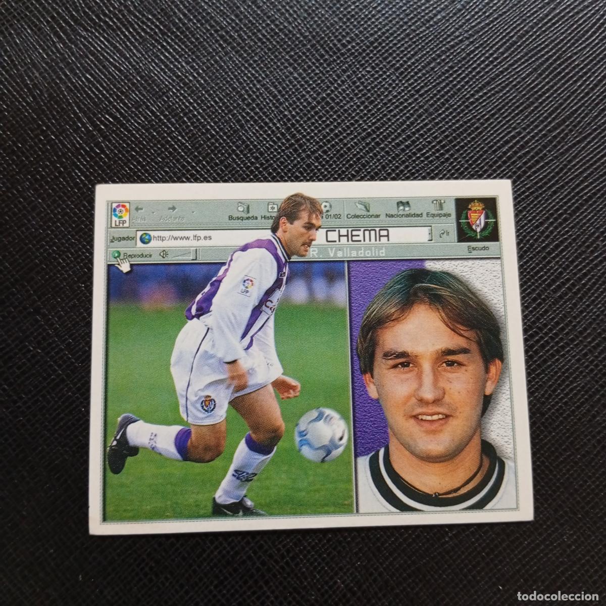 Cromos de f&uacute;tbol: CHEMA VALLADOLID ESTE 2001 2002 CROMO FUTBOL 01 02 LIGA - SIN PEGAR - A58 PG397