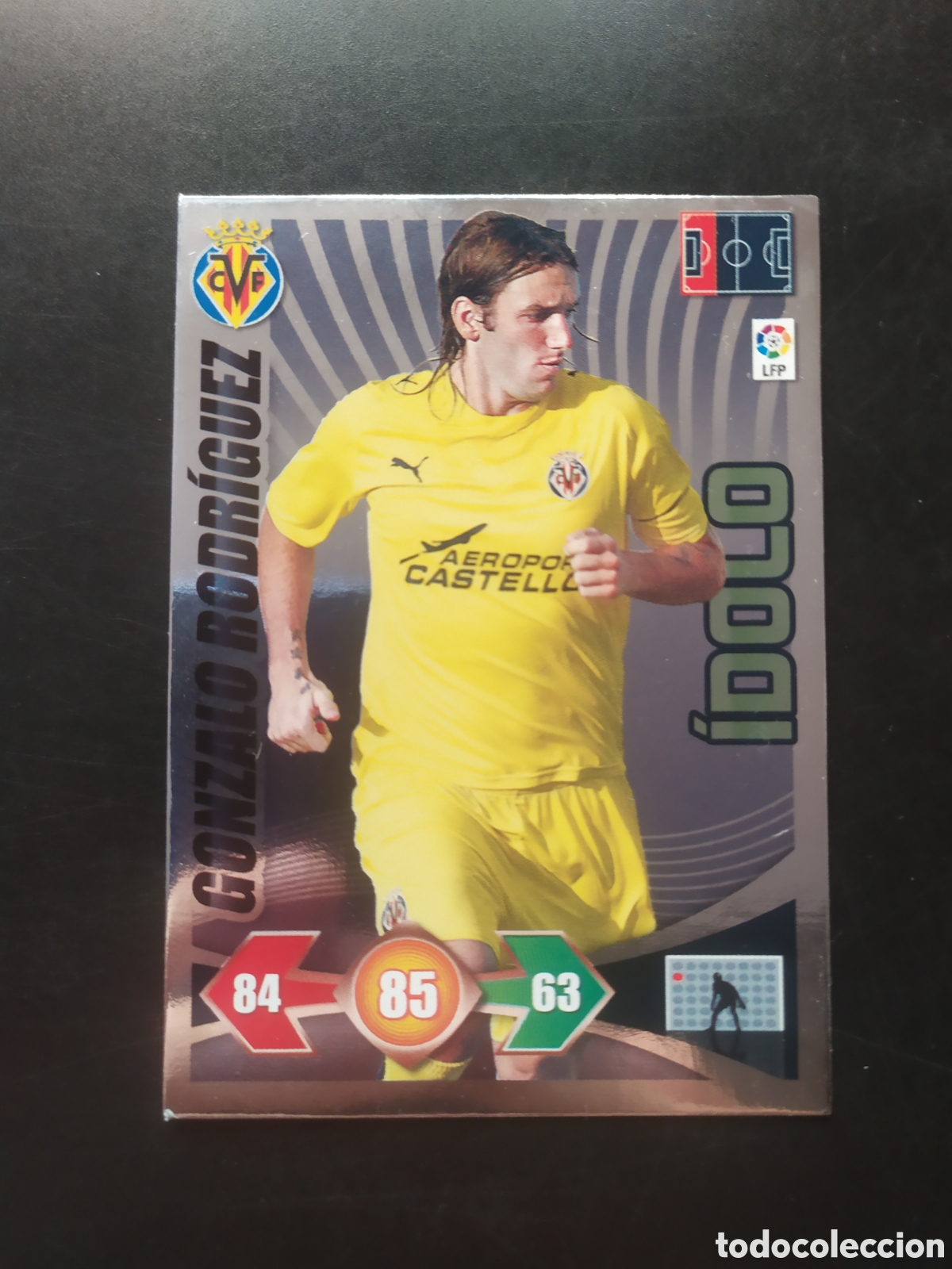 Cromos de f&uacute;tbol: Adrenalyn 2009 2010 09 10 panini Gonzalo Rodr&iacute;guez idolo Villarreal