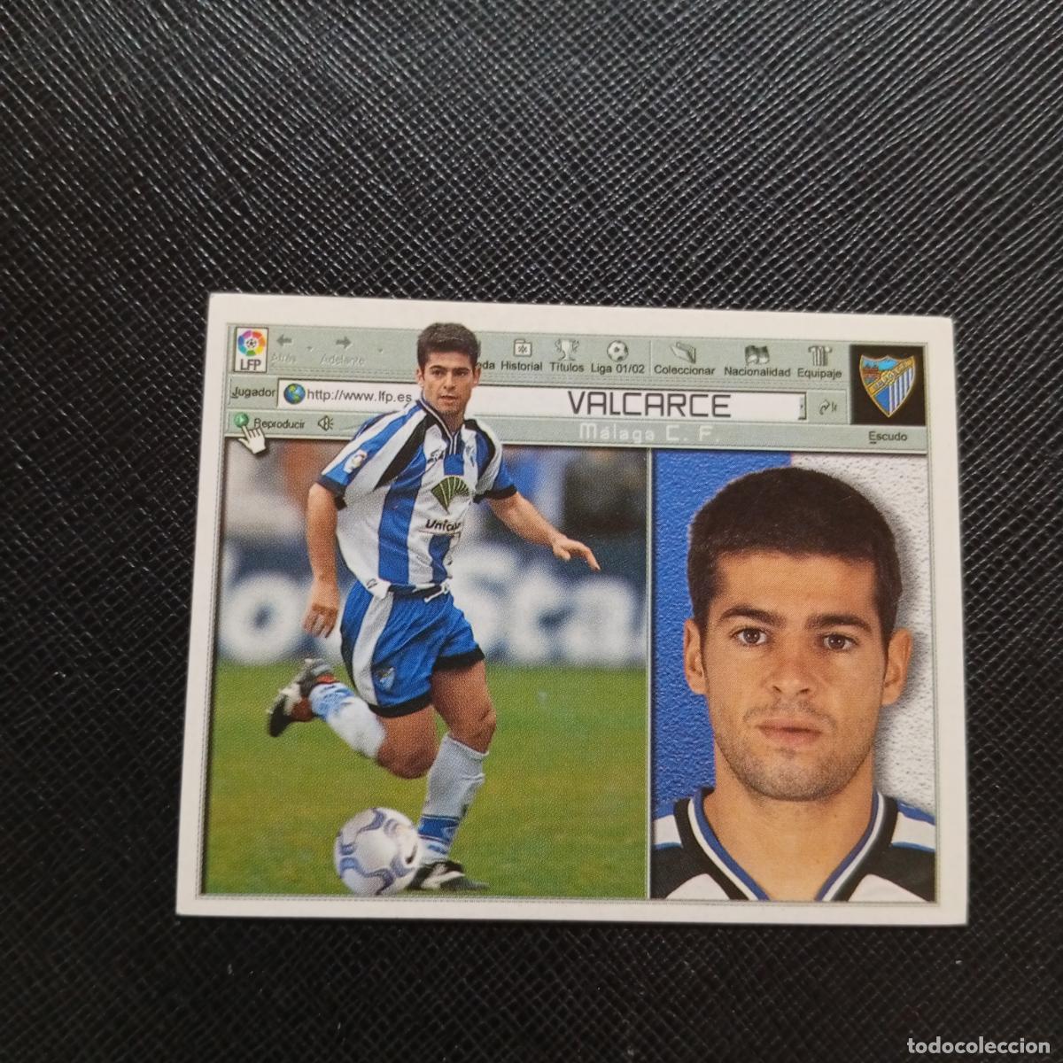 Cromos de f&uacute;tbol: VALCARCE MALAGA ESTE 2001 2002 CROMO FUTBOL 01 02 LIGA - SIN PEGAR - A58 PG397