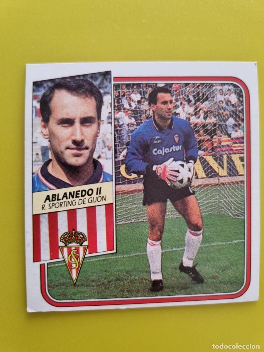 Cromos de f&uacute;tbol: CROMO LIGA ESTE 89 90 1989 1990 NUNCA PEGADO SIN PEGAR ABLANEDO II SPORTING GIJON AR926