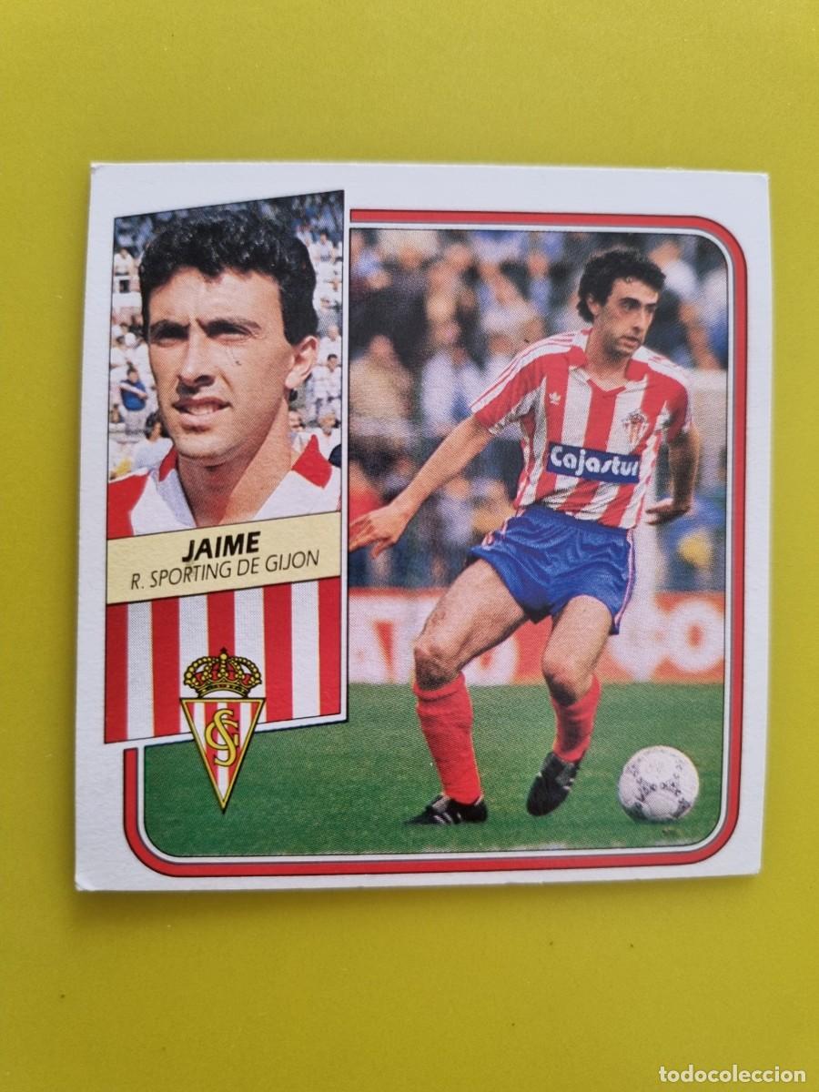 Cromos de f&uacute;tbol: CROMO FUTBOL LIGA ESTE 89 90 1989 1990 NUNCA PEGADO SIN PEGAR JAIME SPORTING GIJON AR926