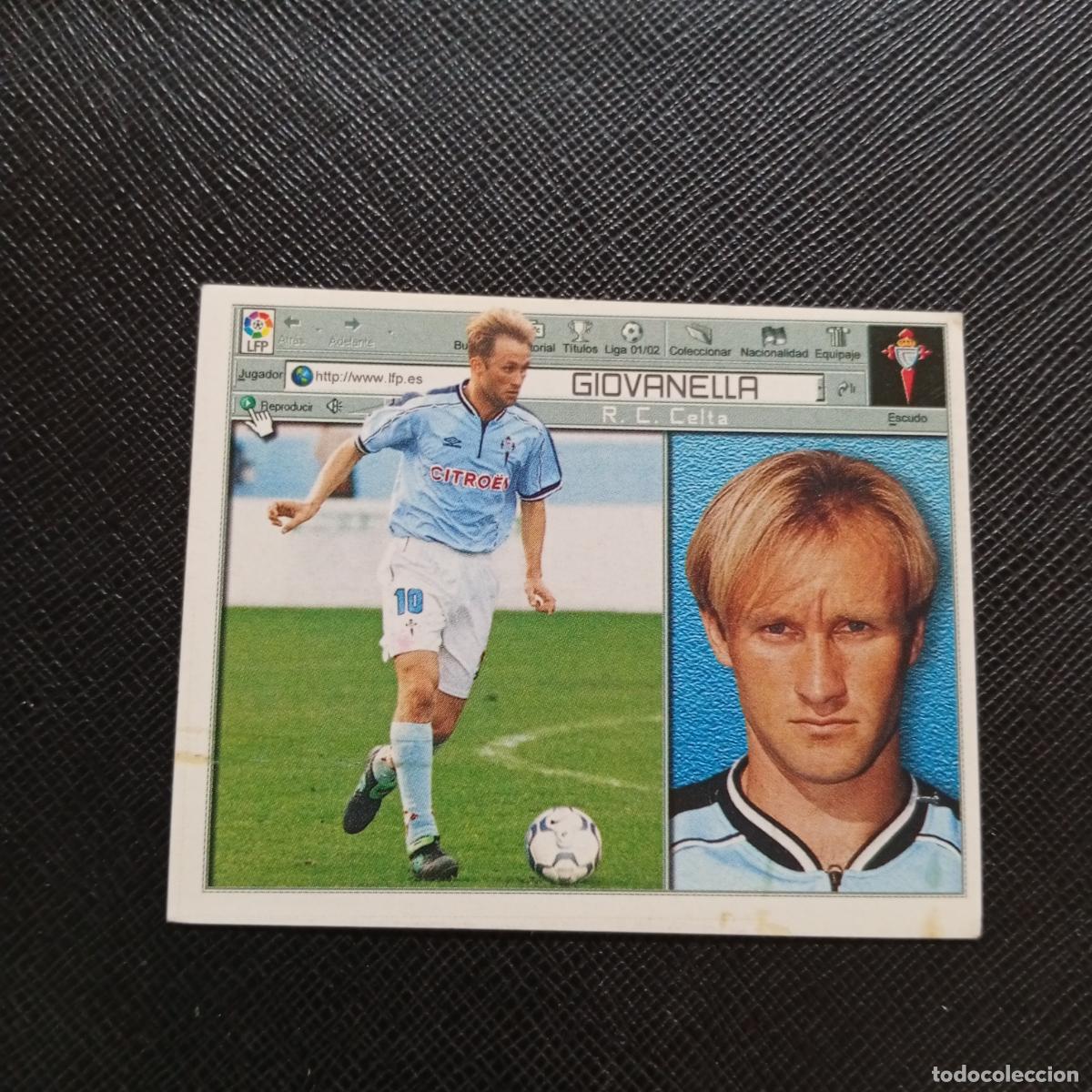 Cromos de f&uacute;tbol: GIOVANELLA CELTA ESTE 2001 2002 CROMO FUTBOL 01 02 LIGA - SIN PEGAR - A58 PG397