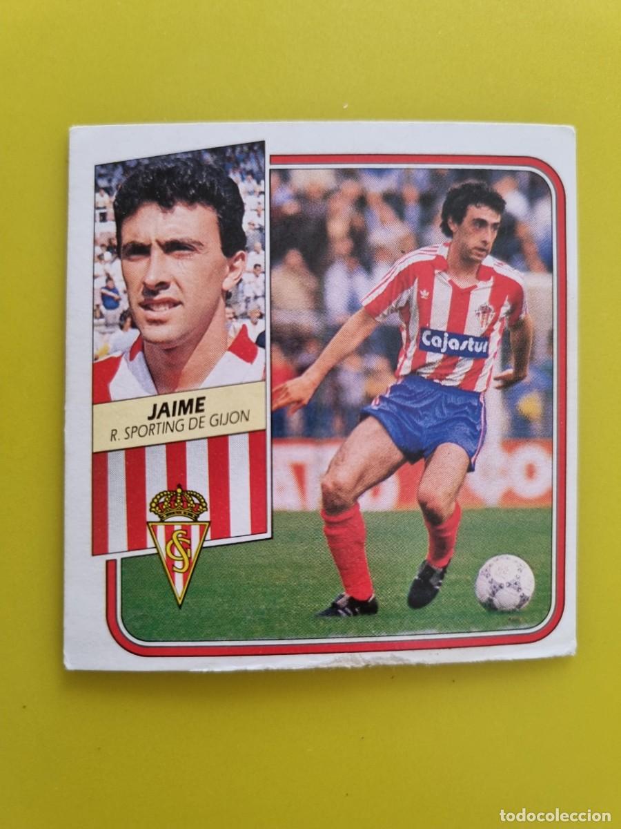Cromos de f&uacute;tbol: CROMO FUTBOL LIGA ESTE 89 90 1989 1990 NUNCA PEGADO SIN PEGAR JAIME SPORTING GIJON AR926