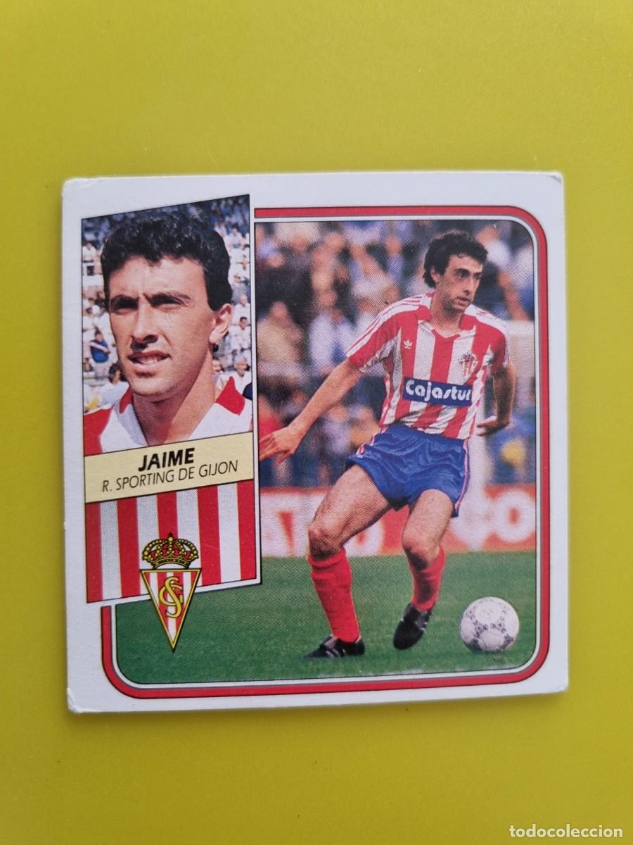 Cromos de f&uacute;tbol: CROMO FUTBOL LIGA ESTE 89 90 1989 1990 NUNCA PEGADO SIN PEGAR JAIME SPORTING GIJON AR926