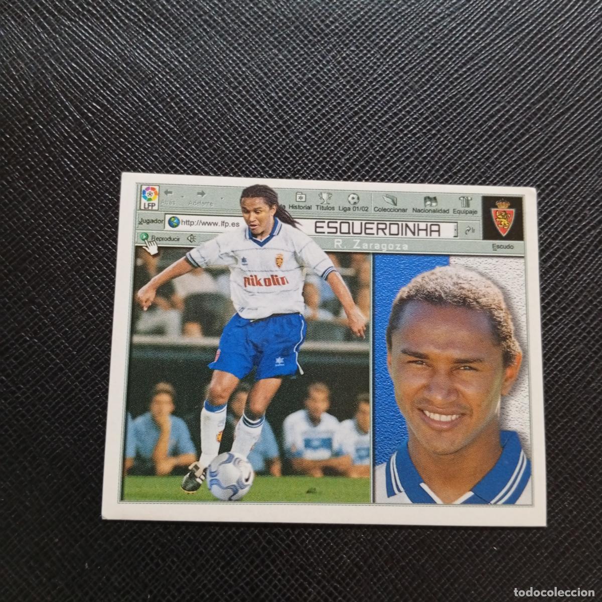 Cromos de f&uacute;tbol: ESQUERDINHA ZARAGOZA ESTE 2001 2002 CROMO FUTBOL 01 02 LIGA - SIN PEGAR - A58 PG397