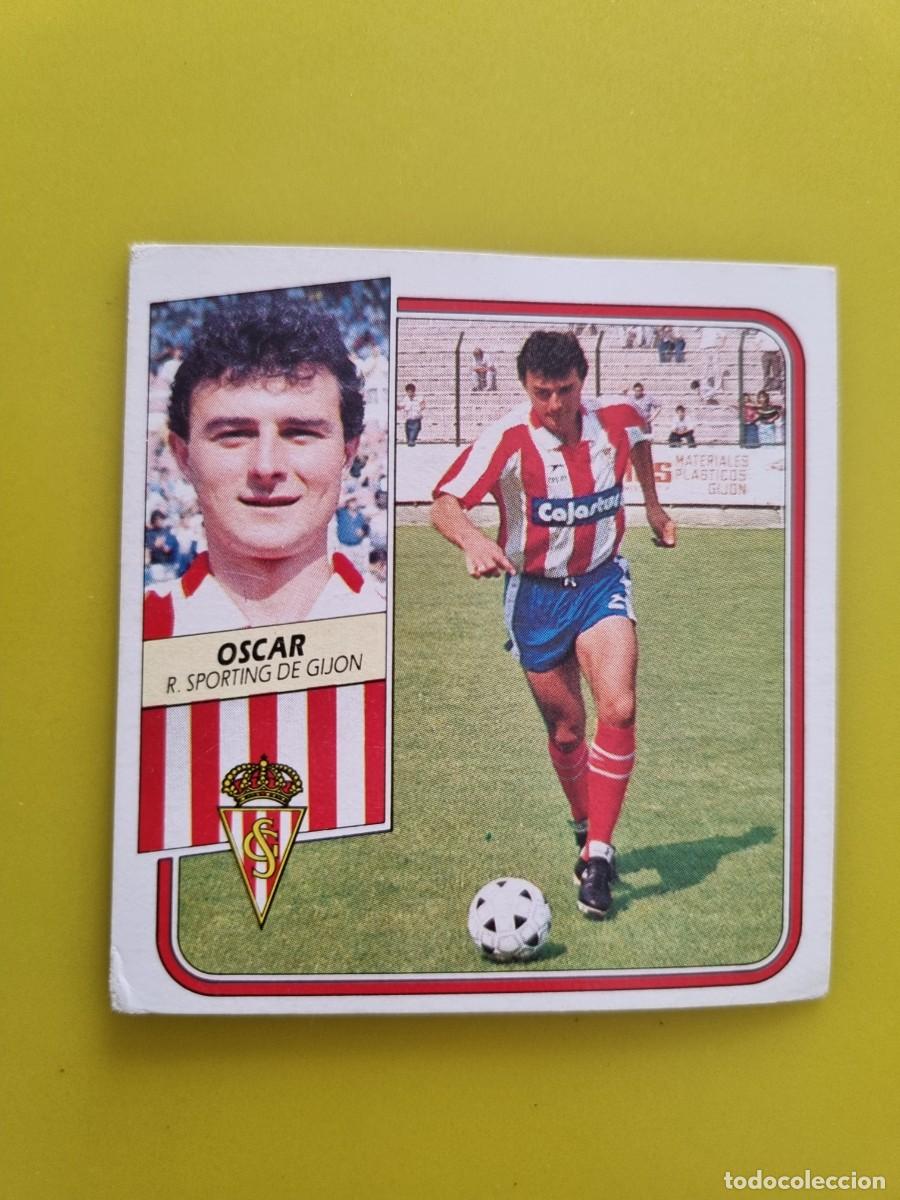 Fu&szlig;ball-Sticker: CROMO FUTBOL LIGA ESTE 89 90 1989 1990 NUNCA PEGADO SIN PEGAR OSCAR SPORTING GIJON AR926