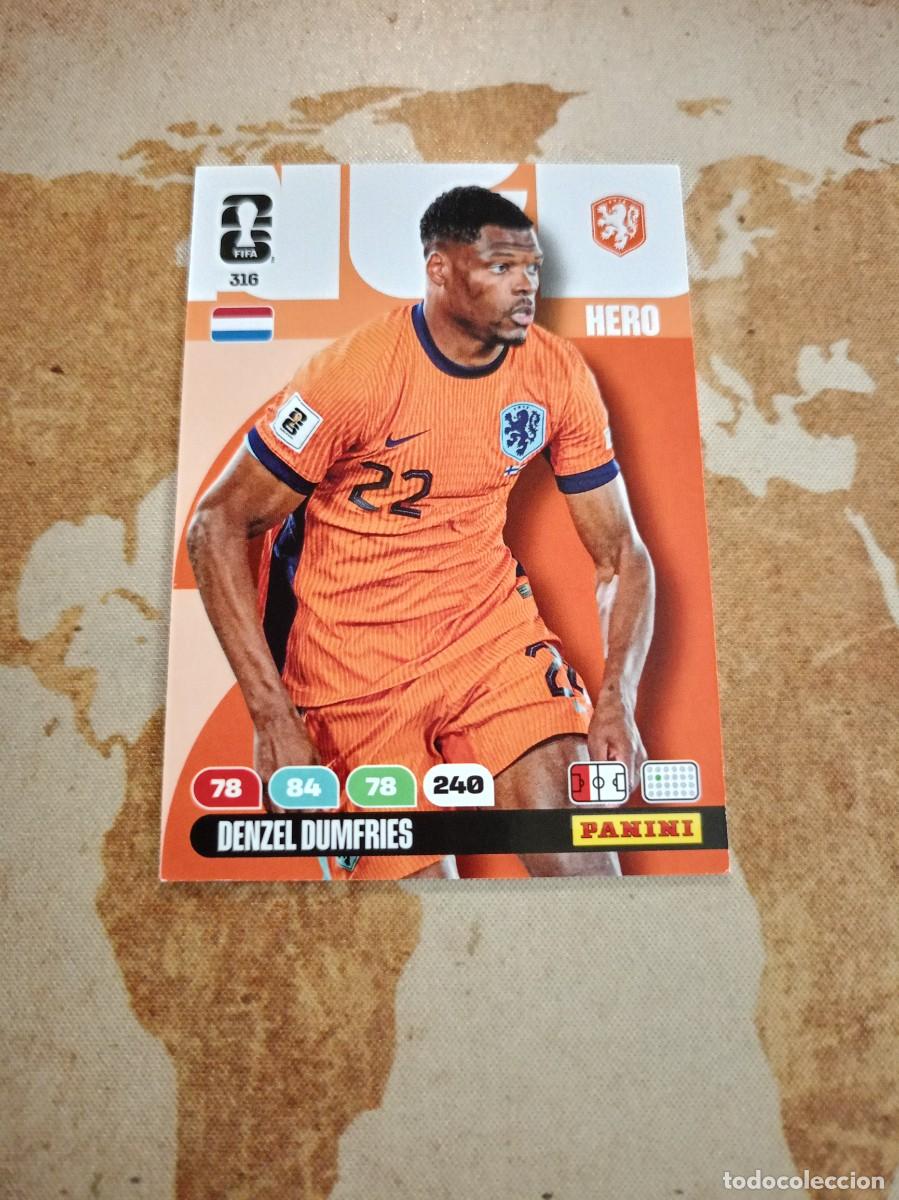 Fu&szlig;ball-Sticker: Pa&iacute;ses Bajos 316 DENZEL DUMFRIES Adrenalyn WORLD Cup 2026
