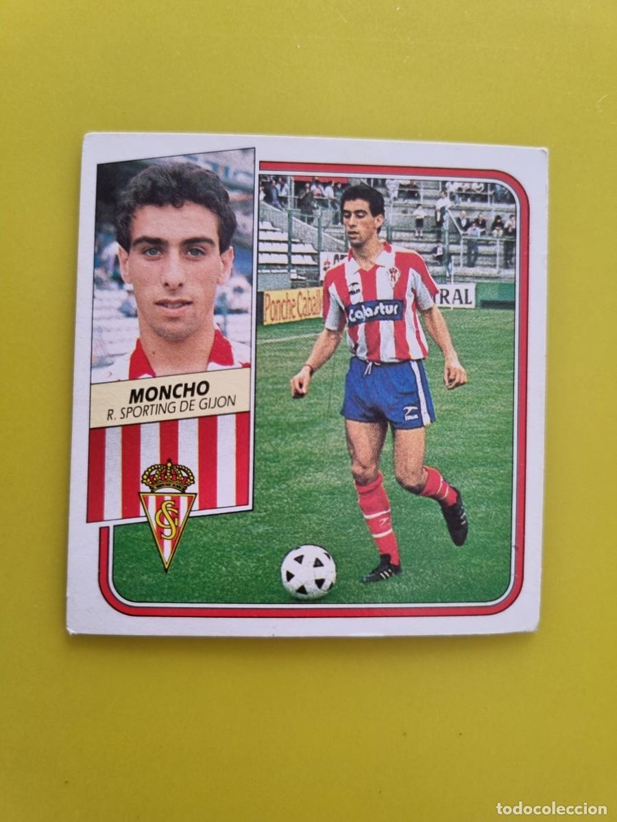 Cromos de Futebol: CROMO FUTBOL LIGA ESTE 89 90 1989 1990 NUNCA PEGADO SIN PEGAR MONCHO SPORTING GIJON AR926