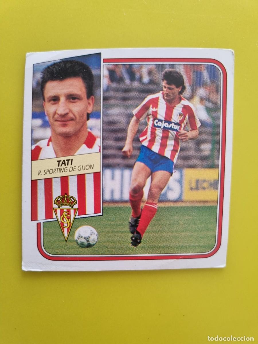 Football Stickers: CROMO FUTBOL LIGA ESTE 89 90 1989 1990 NUNCA PEGADO SIN PEGAR TATI SPORTING GIJON LEER AR926