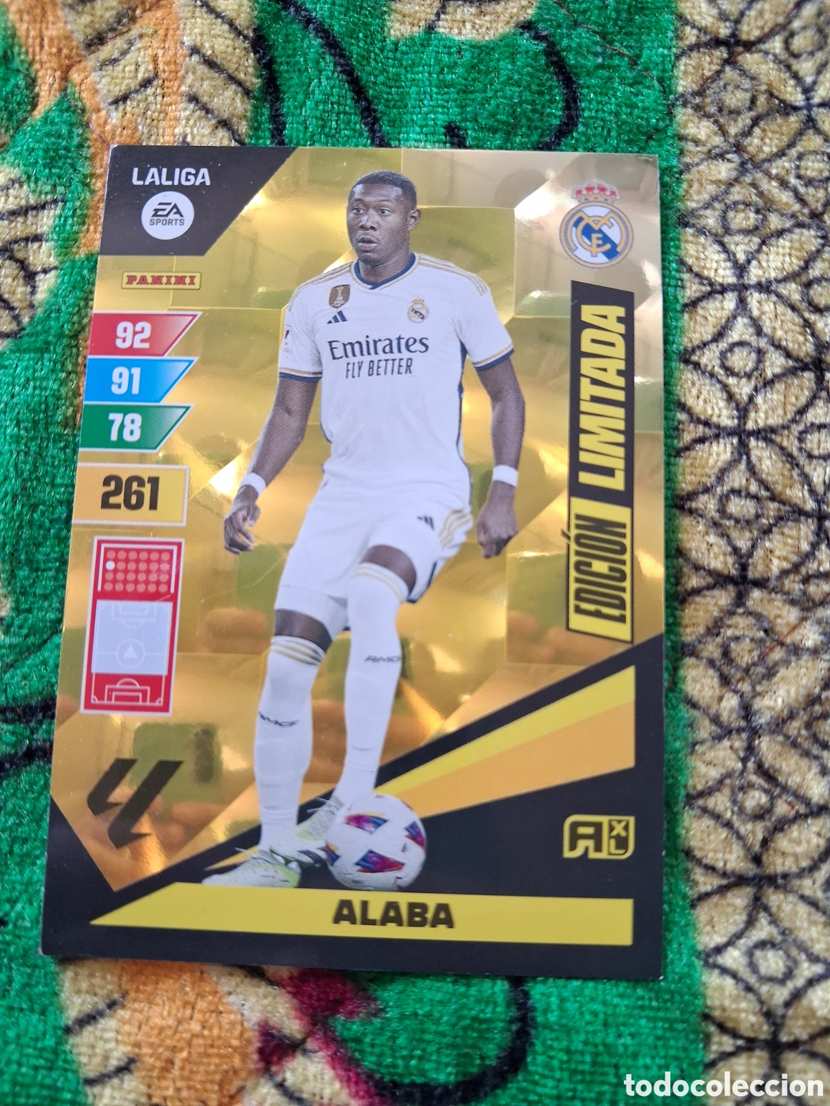 Cromos de f&uacute;tbol: Alaba edici&oacute;n limitada Adrenalyn 23-24
