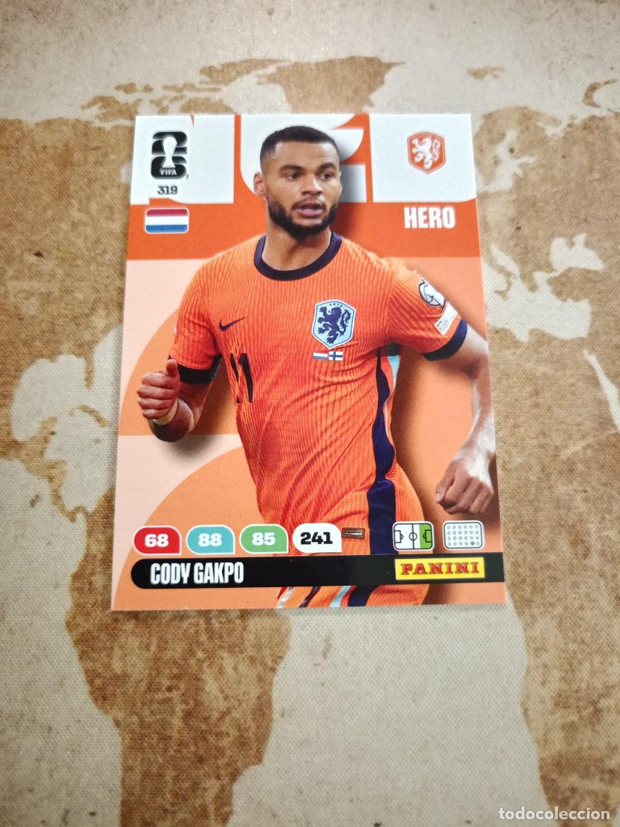 Cromos de f&uacute;tbol: Pa&iacute;ses Bajos 319 CODY GAKPO Adrenalyn WORLD Cup 2026