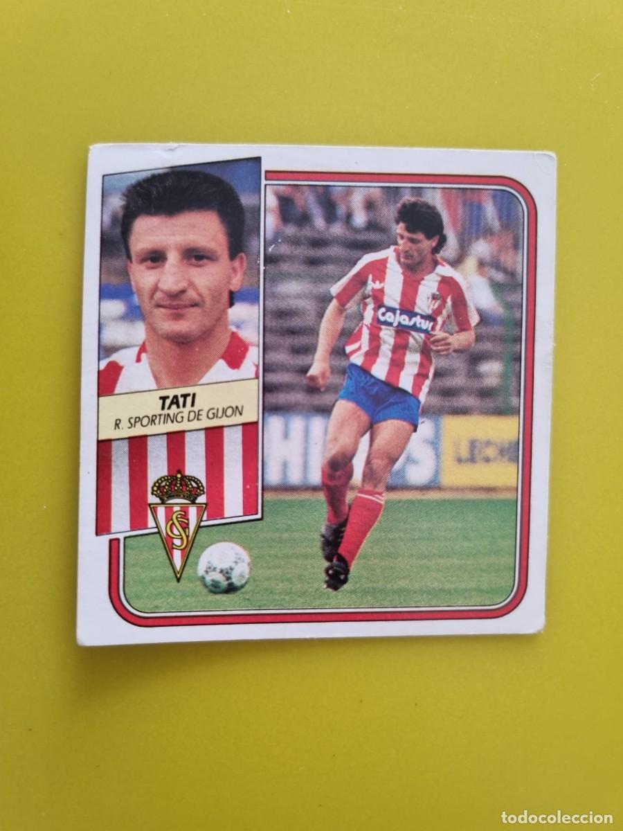 Cromos de f&uacute;tbol: CROMO FUTBOL LIGA ESTE 89 90 1989 1990 NUNCA PEGADO SIN PEGAR TATI SPORTING GIJON AR926