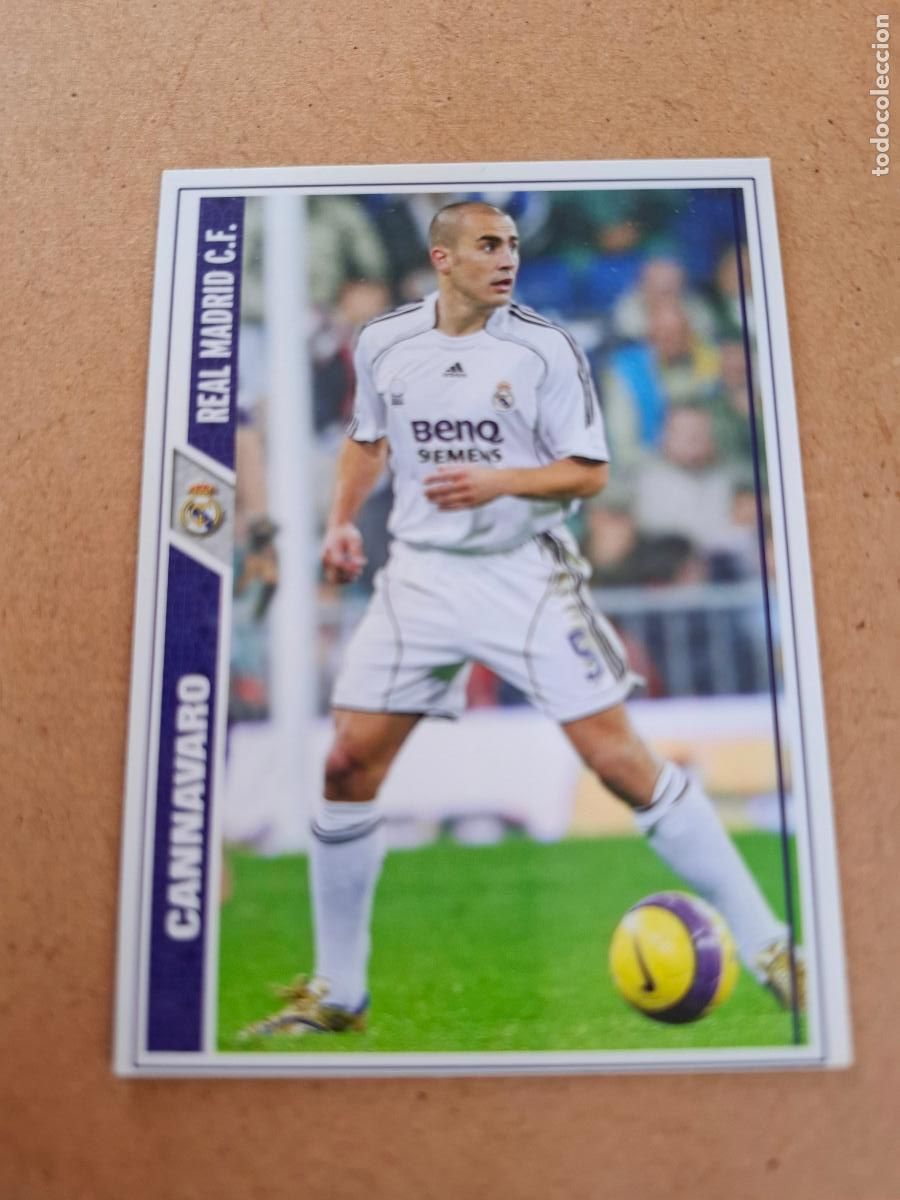 Cromos de f&uacute;tbol: MUNDICROMO 2007 2008 07 08 - 11 CANNAVARO - REAL MADRID