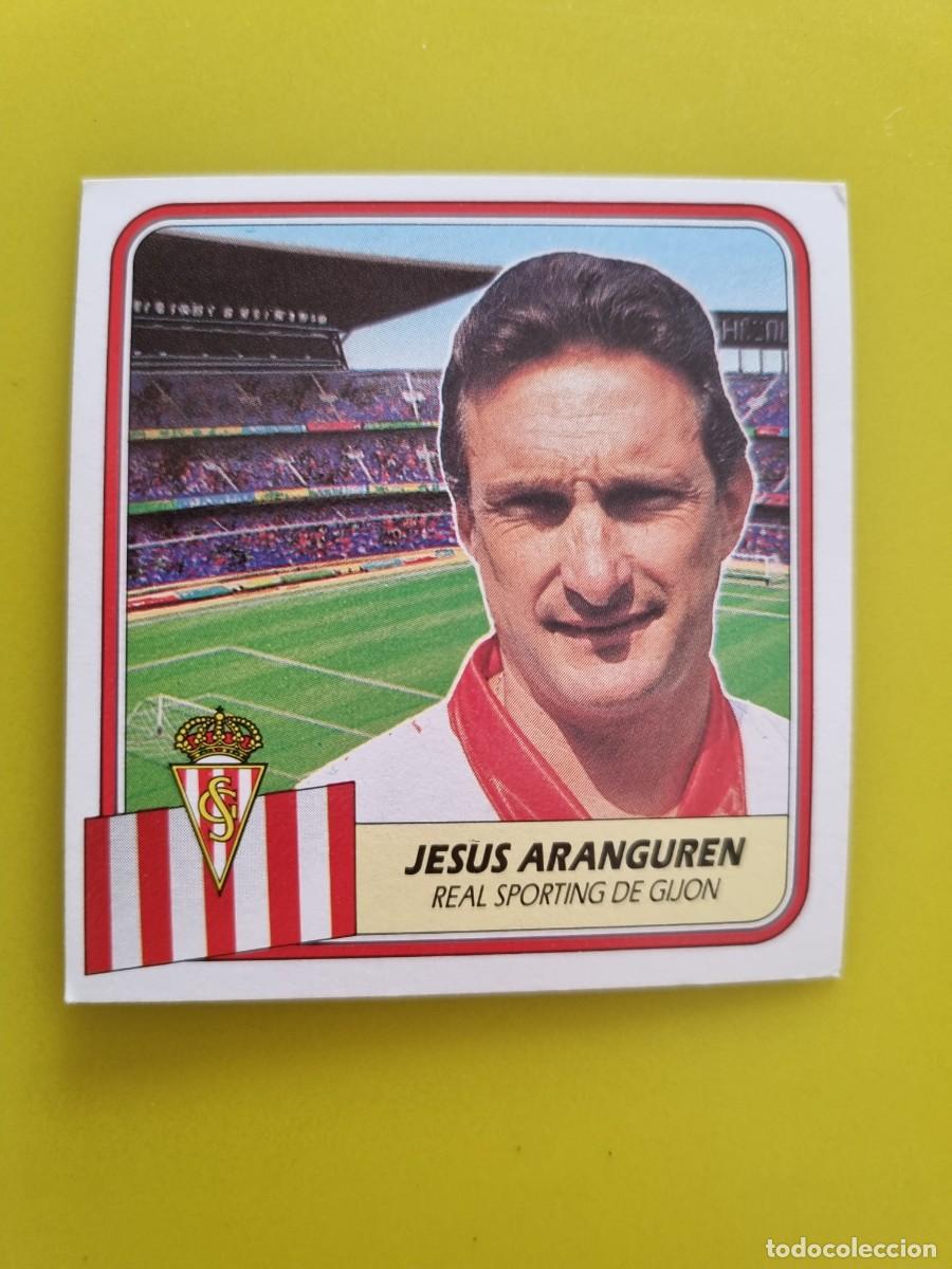 Cromos de f&uacute;tbol: CROMO FUTBOL LIGA ESTE 89 90 1989 1990 NUNCA PEGADO SIN PEGAR JESUS ARANGUREN SPORTING GIJON AR926