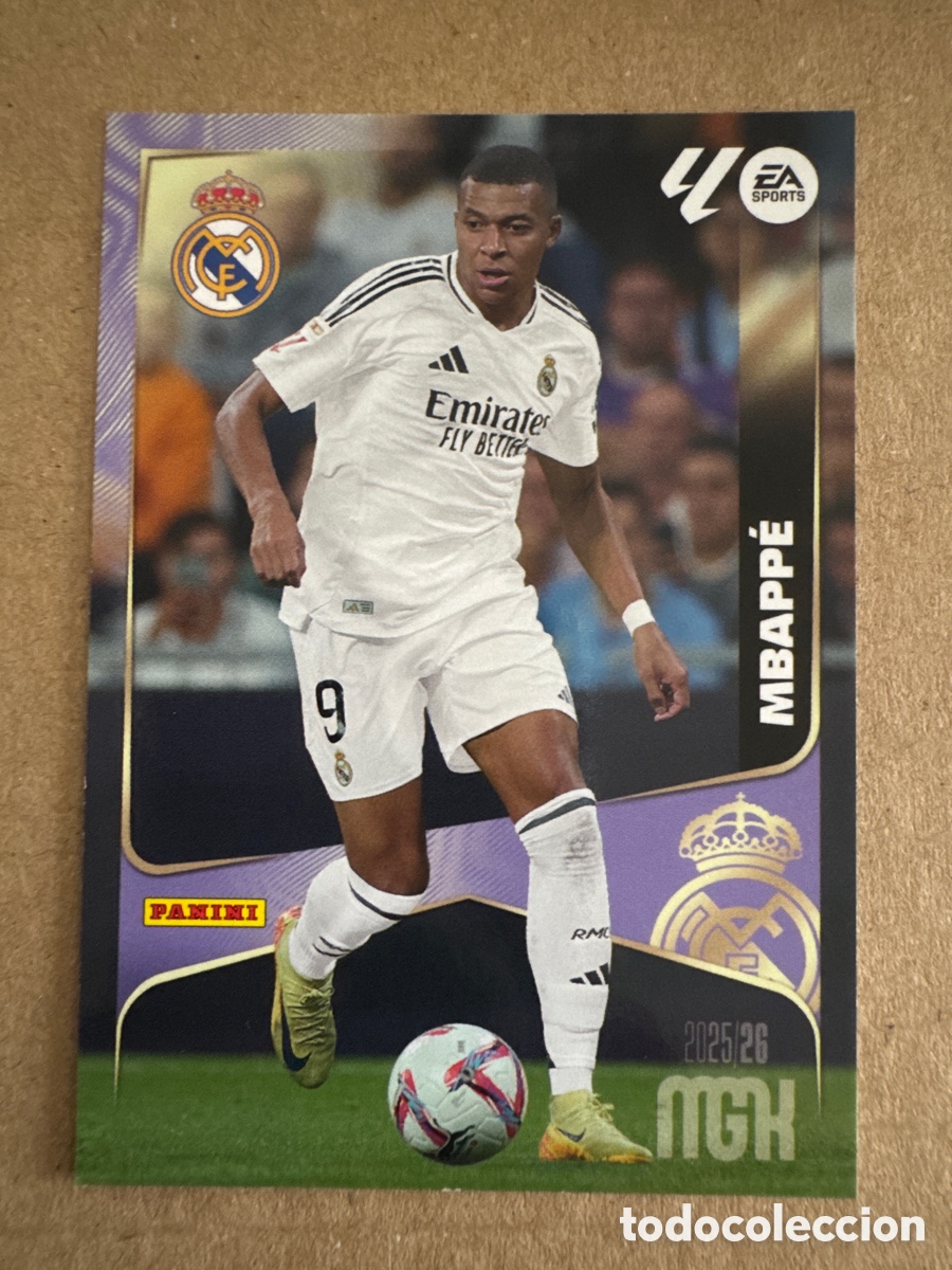 Cromos de f&uacute;tbol: # 232 Kylian Mbappe Real Madrid Megacracks 25 26 2025 2026 MGK