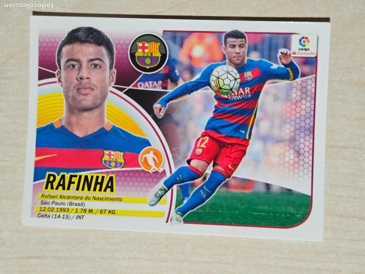 Cromos de f&uacute;tbol: 13A CROMO RAFINHA - ESTE 2016 17 - 16 17 - CROMO SIN PEGAR - BARCELONA
