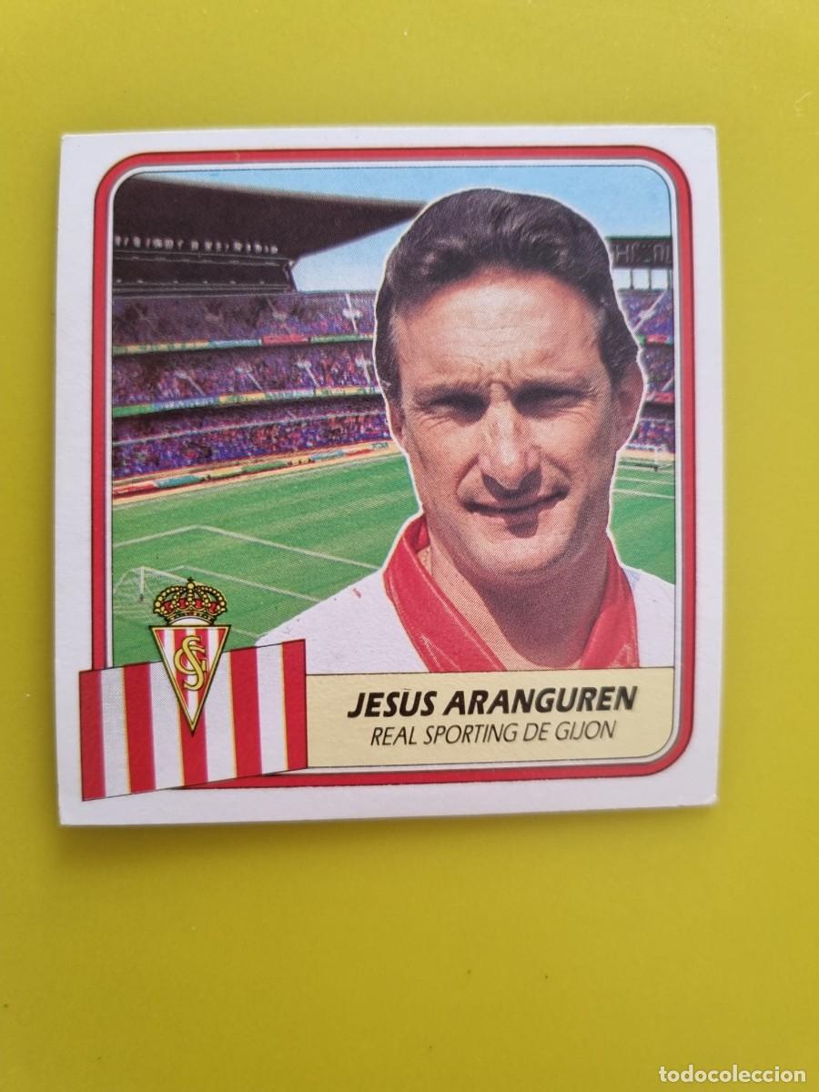 Cromos de f&uacute;tbol: CROMO FUTBOL LIGA ESTE 89 90 1989 1990 NUNCA PEGADO SIN PEGAR JESUS ARANGUREN SPORTING GIJON AR926