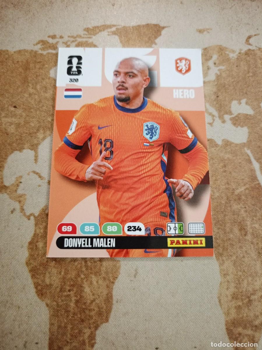 Cromos de f&uacute;tbol: Pa&iacute;ses Bajos 320 DONYELL MALEN Adrenalyn WORLD Cup 2026