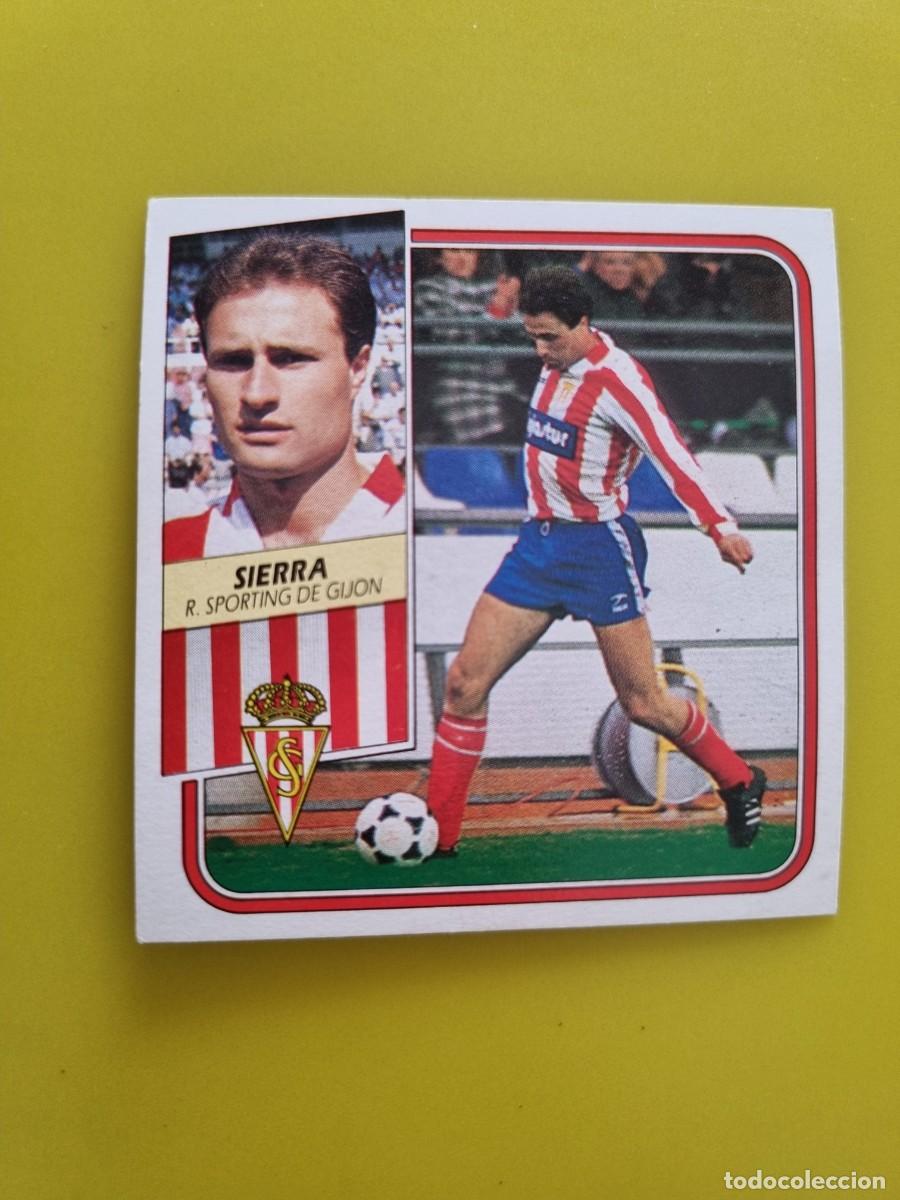 Cromos de f&uacute;tbol: CROMO FUTBOL LIGA ESTE 89 90 1989 1990 NUNCA PEGADO SIN PEGAR SIERRA SPORTING GIJON AR926