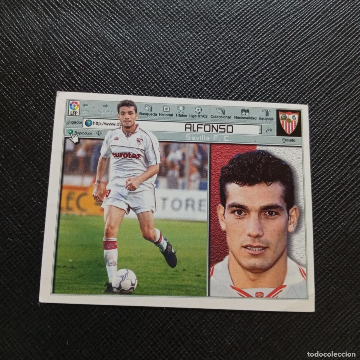 Cromos de f&uacute;tbol: ALFONSO SEVILLA ESTE 2001 2002 CROMO FUTBOL 01 02 LIGA - SIN PEGAR - A58 PG424