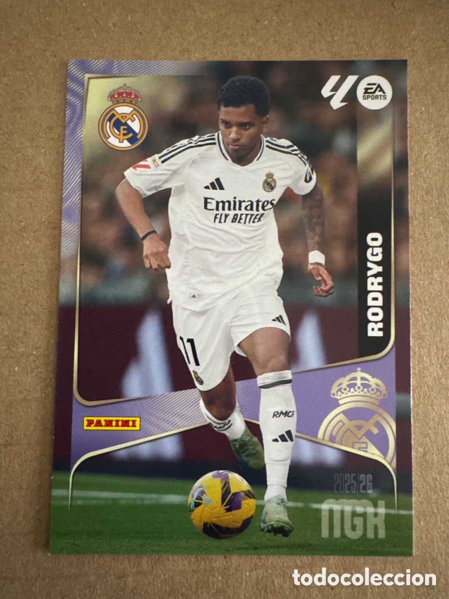 Cromos de f&uacute;tbol: # 233 Rodrygo Real Madrid Megacracks 25 26 2025 2026 MGK