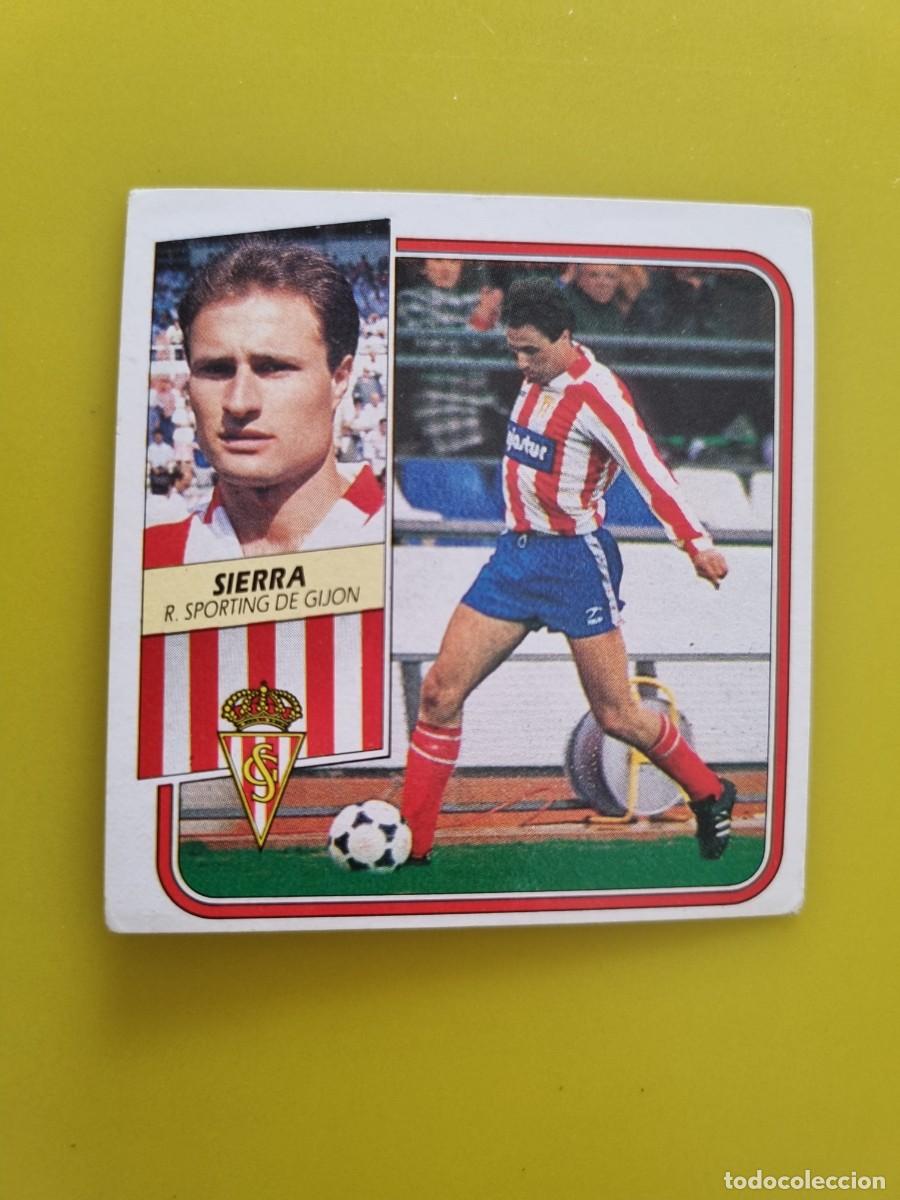Cromos de f&uacute;tbol: CROMO FUTBOL LIGA ESTE 89 90 1989 1990 NUNCA PEGADO SIN PEGAR SIERRA SPORTING GIJON AR926