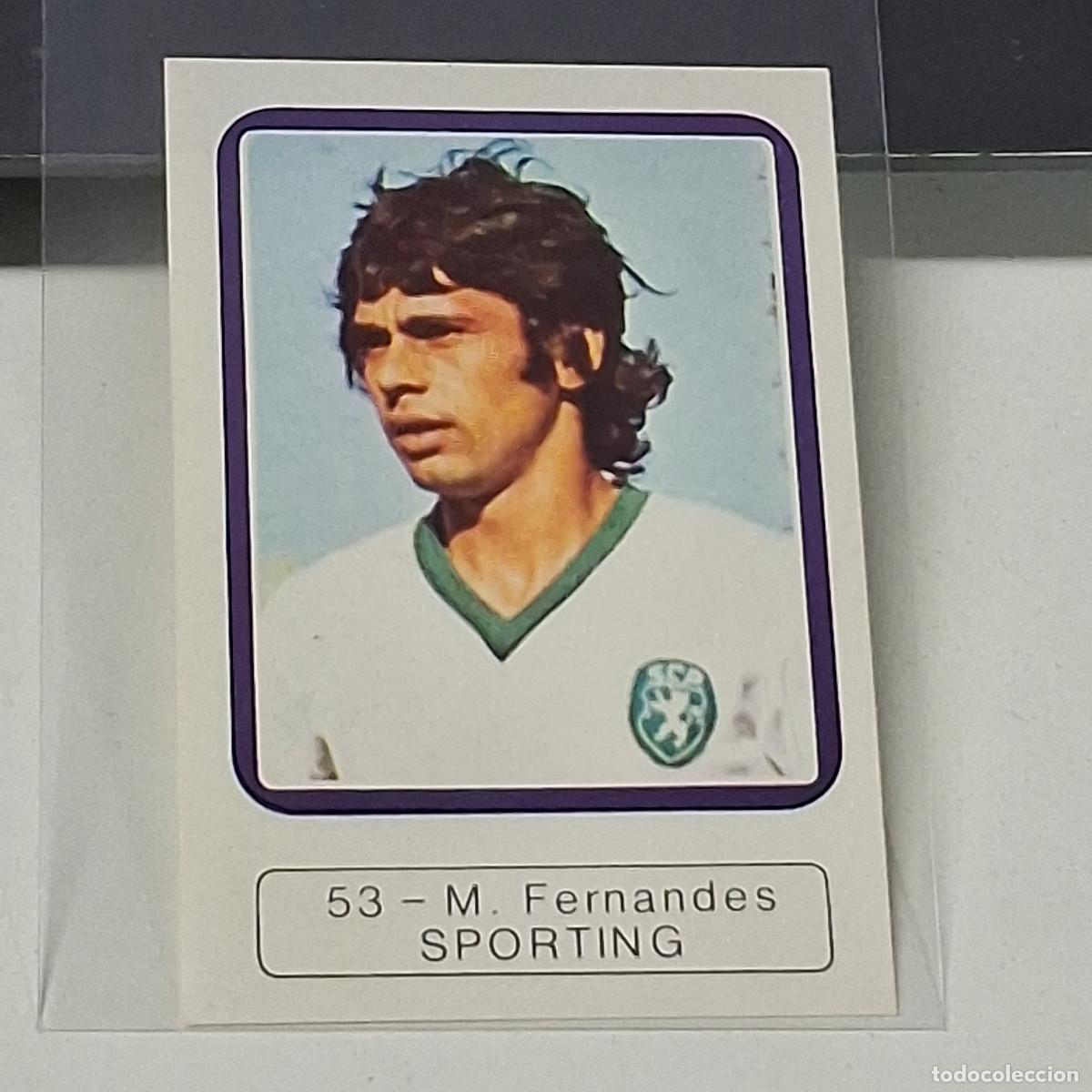 Cromos de f&uacute;tbol: D9 53 MANUEL FERNANDES SPORTING PORTUGAL CADERNETA FUTEBOL 1979/1980 79 80 DISVENDA RECUPERADO