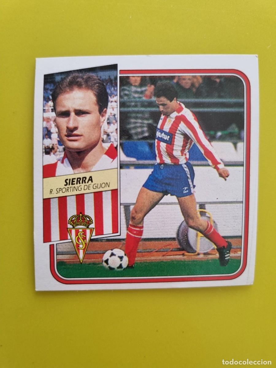 Cromos de f&uacute;tbol: CROMO FUTBOL LIGA ESTE 89 90 1989 1990 NUNCA PEGADO SIN PEGAR SIERRA SPORTING GIJON AR926