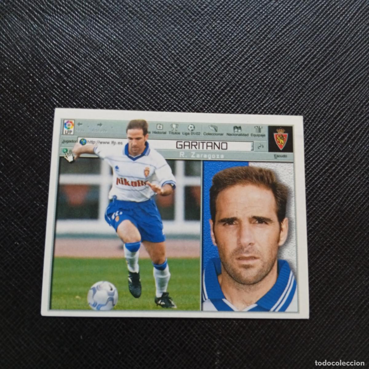 Cromos de f&uacute;tbol: GARITANO ZARAGOZA ESTE 2001 2002 CROMO FUTBOL 01 02 LIGA - SIN PEGAR - A58 PG424
