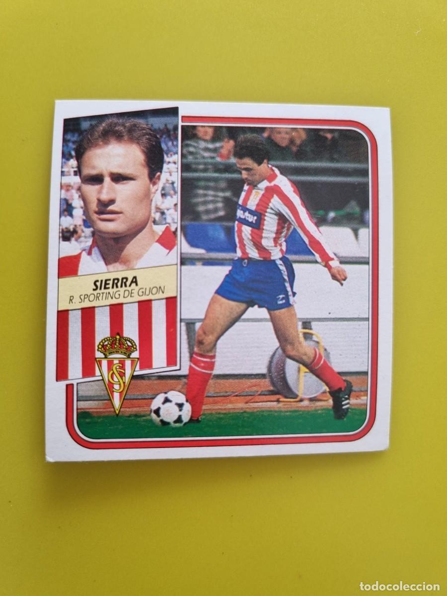 Cromos de f&uacute;tbol: CROMO FUTBOL LIGA ESTE 89 90 1989 1990 NUNCA PEGADO SIN PEGAR SIERRA SPORTING GIJON AR926