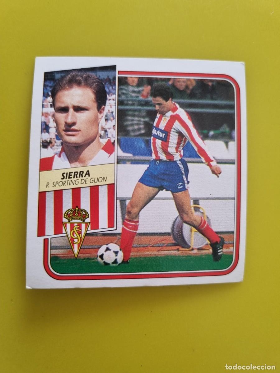 Cromos de f&uacute;tbol: CROMO FUTBOL LIGA ESTE 89 90 1989 1990 NUNCA PEGADO SIN PEGAR SIERRA SPORTING GIJON AR926