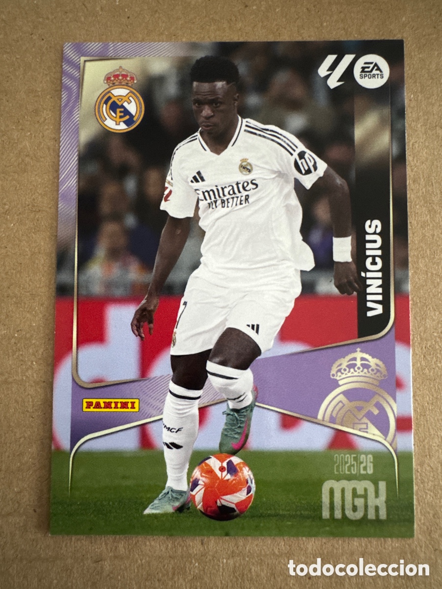 Cromos de f&uacute;tbol: # 234 Vinicius Jr Real Madrid Vini Junior Megacracks 25 26 2025 2026 MGK