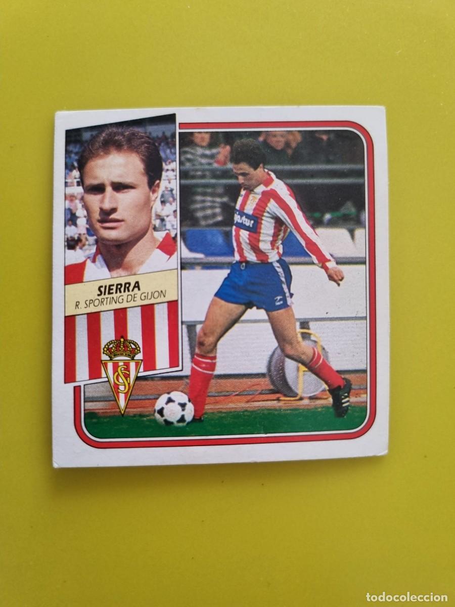 Cromos de f&uacute;tbol: CROMO FUTBOL LIGA ESTE 89 90 1989 1990 NUNCA PEGADO SIN PEGAR SIERRA SPORTING GIJON AR926