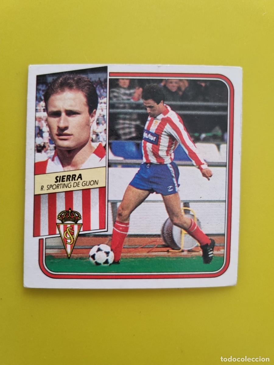 Cromos de f&uacute;tbol: CROMO FUTBOL LIGA ESTE 89 90 1989 1990 NUNCA PEGADO SIN PEGAR SIERRA SPORTING GIJON AR926