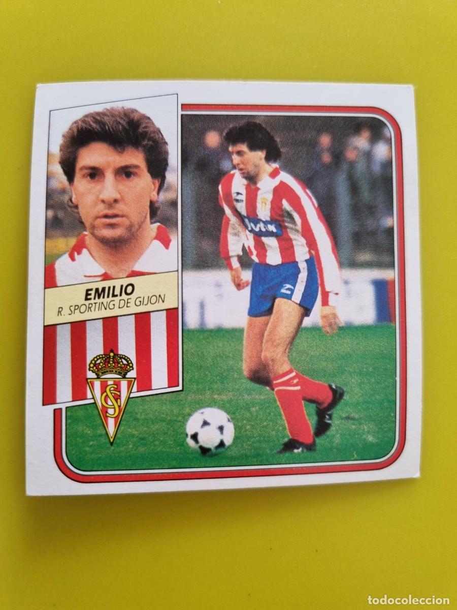 Cromos de f&uacute;tbol: CROMO FUTBOL LIGA ESTE 89 90 1989 1990 NUNCA PEGADO SIN PEGAR EMILIO SPORTING GIJON AR926