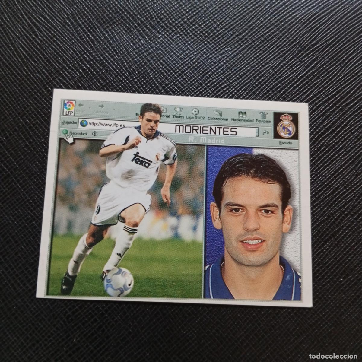 Cromos de f&uacute;tbol: MORIENTES REAL MADRID ESTE 2001 2002 CROMO FUTBOL 01 02 LIGA - SIN PEGAR - A58 PG460