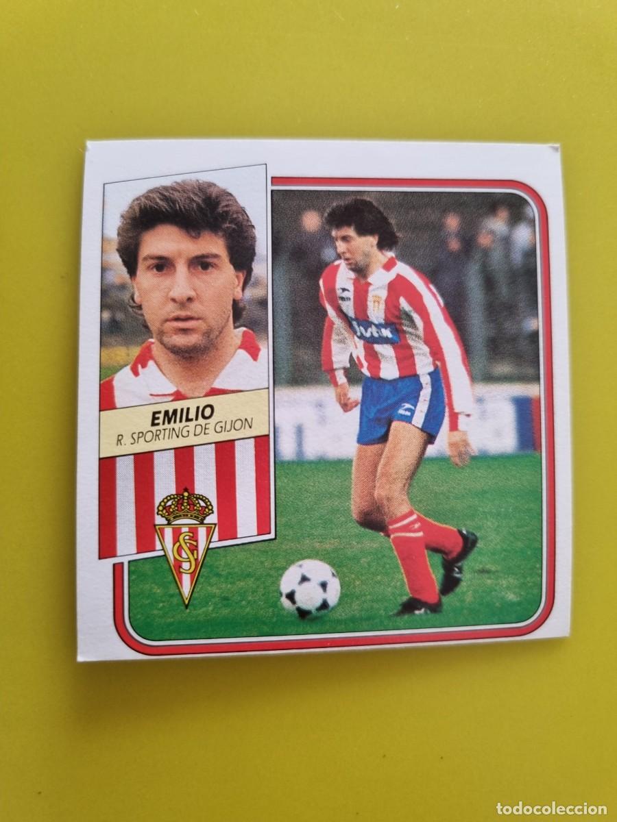 Cromos de f&uacute;tbol: CROMO FUTBOL LIGA ESTE 89 90 1989 1990 NUNCA PEGADO SIN PEGAR EMILIO SPORTING GIJON AR926
