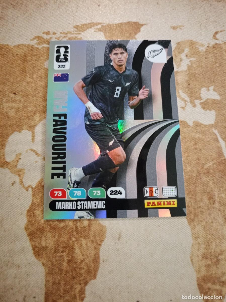 Cromos de f&uacute;tbol: Nuevas Zelanda 322 MARKO STAMENIC Adrenalyn WORLD Cup 2026