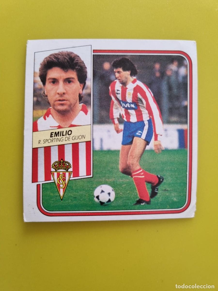 Cromos de f&uacute;tbol: CROMO FUTBOL LIGA ESTE 89 90 1989 1990 NUNCA PEGADO SIN PEGAR EMILIO SPORTING GIJON AR926