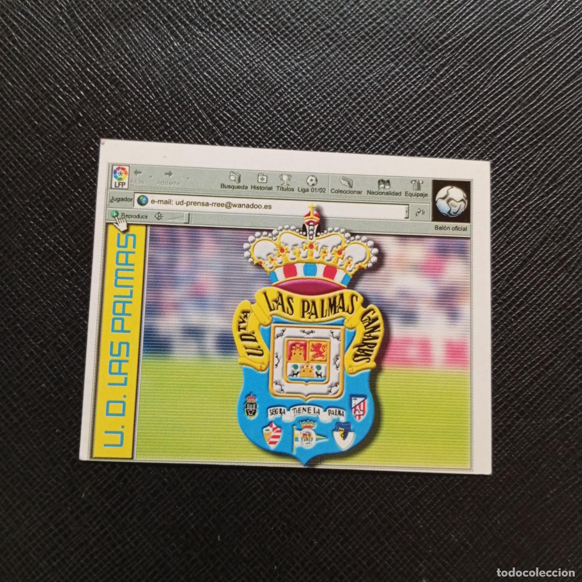 Cromos de f&uacute;tbol: ESCUDO LAS PALMAS ESTE 2001 2002 CROMO FUTBOL 01 02 LIGA - SIN PEGAR - A58 PG460