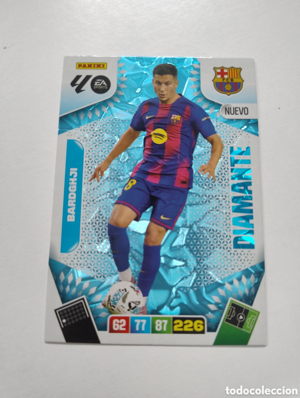 Cromos de f&uacute;tbol: Bardghji - Barcelona - Adrenalyn XL Liga 2025 - 2026 Nuevo Diamante