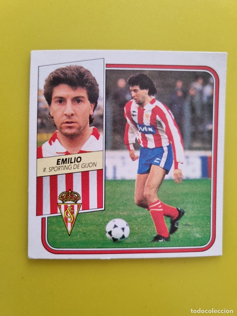 Cromos de f&uacute;tbol: CROMO FUTBOL LIGA ESTE 89 90 1989 1990 NUNCA PEGADO SIN PEGAR EMILIO SPORTING GIJON AR926