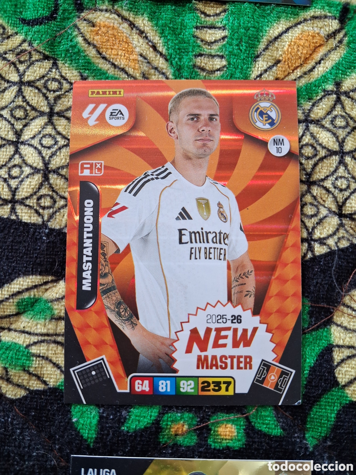 Cromos de f&uacute;tbol: NM 10 - Mastantuono - Real Madrid - Adrenalyn XL Liga 2025 - 2026 New Master