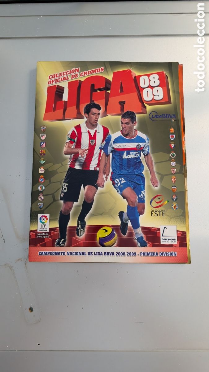 Cromos de Futebol: ALBUM COMPLETO TODO EDITADO LIGA ESTE 2008/09 08 09 EN BUEN ESTADO LEER