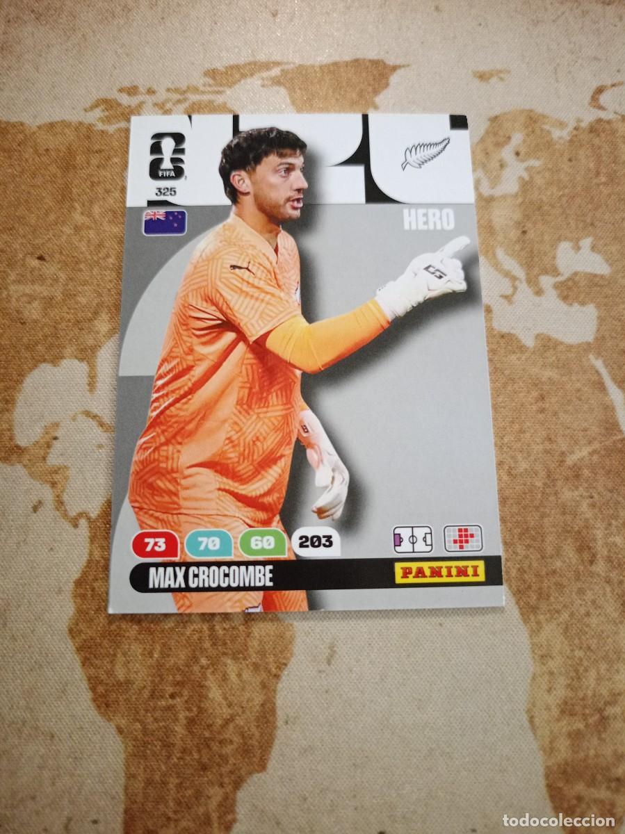 Football Stickers: Nuevas Zelanda 325 MAX CROCOMBE Adrenalyn WORLD Cup 2026